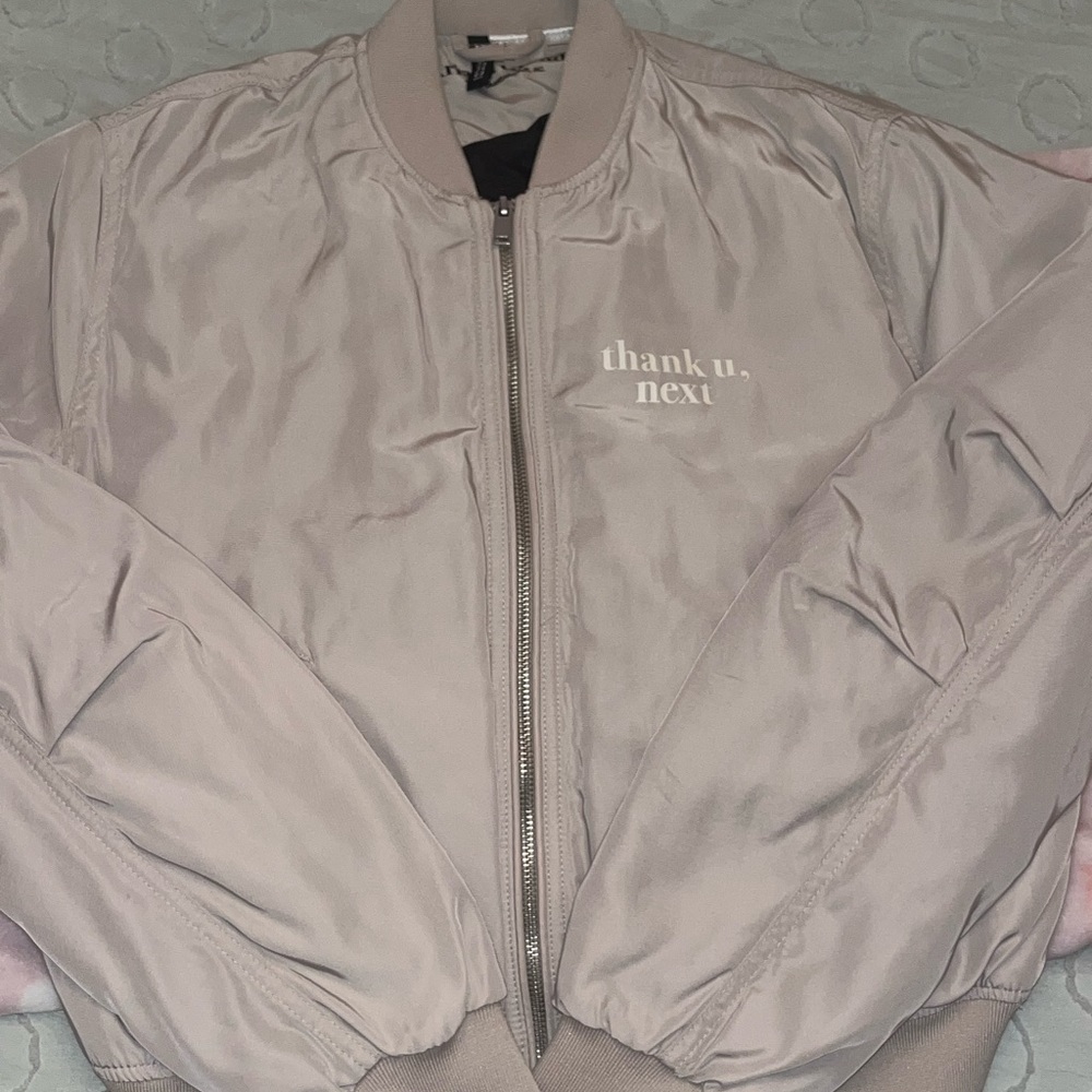 thank u next bomber jacket